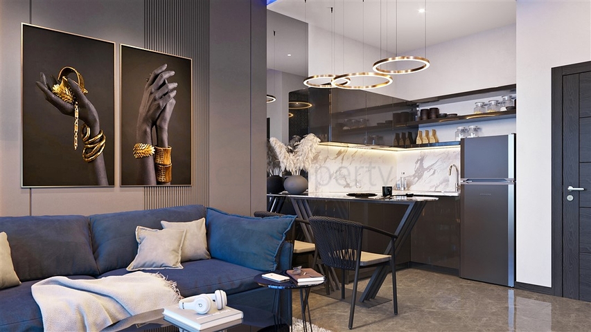 Apartmentkomplex auf der paradiesischen Insel Bali