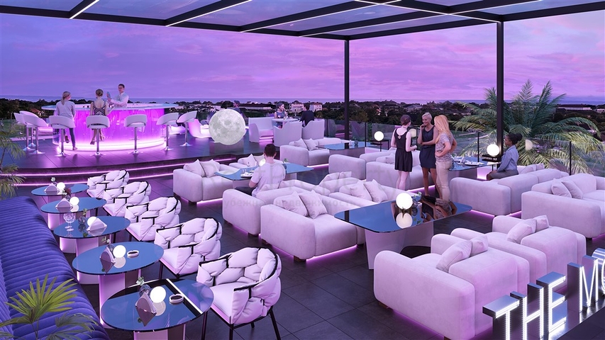 Apartmentkomplex auf der paradiesischen Insel Bali