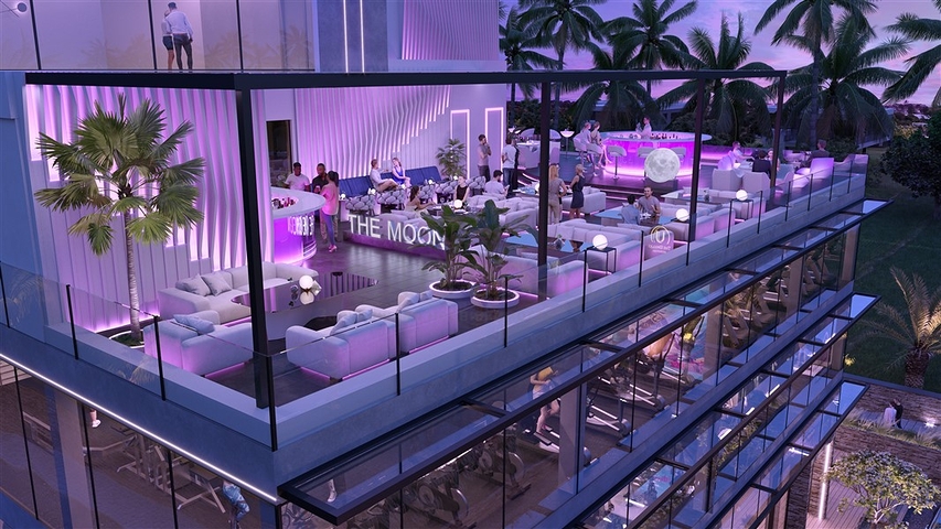 Apartmentkomplex auf der paradiesischen Insel Bali