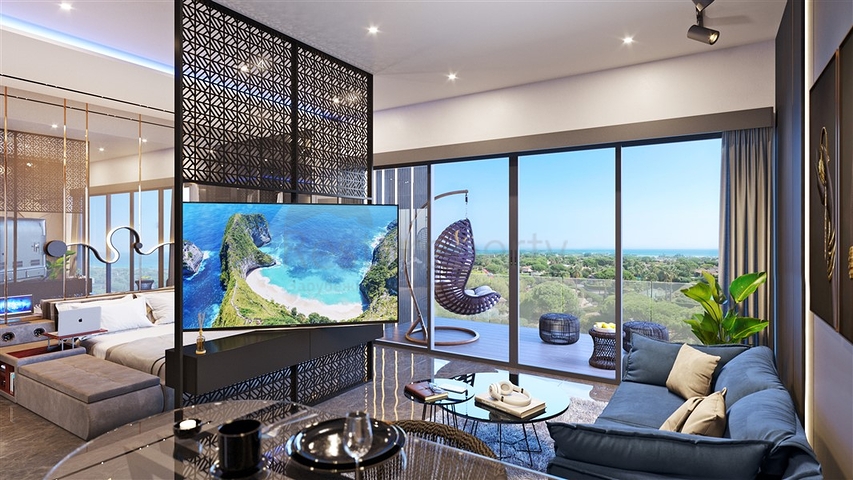 Apartmentkomplex auf der paradiesischen Insel Bali