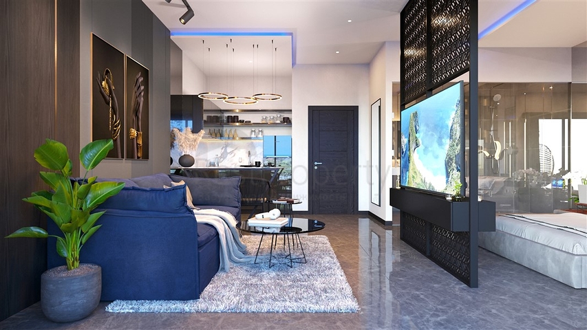 Apartmentkomplex auf der paradiesischen Insel Bali