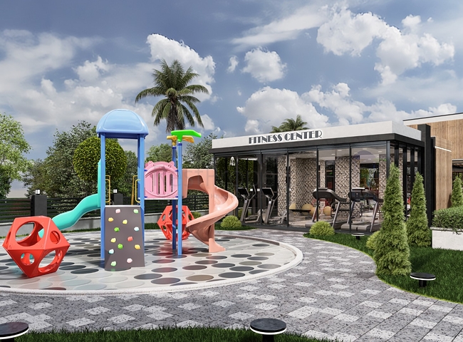 Neuer Komplex von freistehenden Villen am Meer