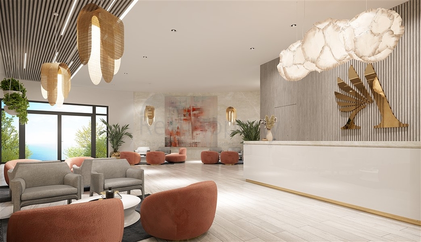 Der Komplex befindet sich in der Endphase des Baus, 150 Meter vom Meer entfernt