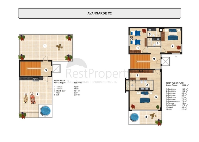 Luxuriöse Villen in einem einzigartigen Komplex