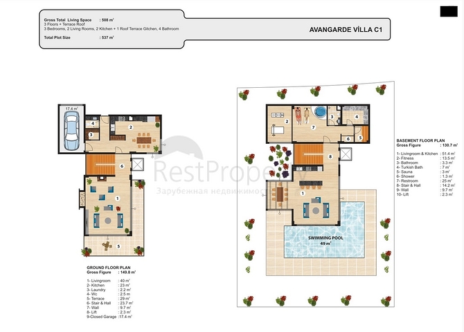 Luxuriöse Villen in einem einzigartigen Komplex