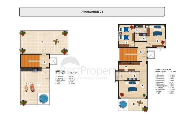 Luxuriöse Villen in einem einzigartigen Komplex