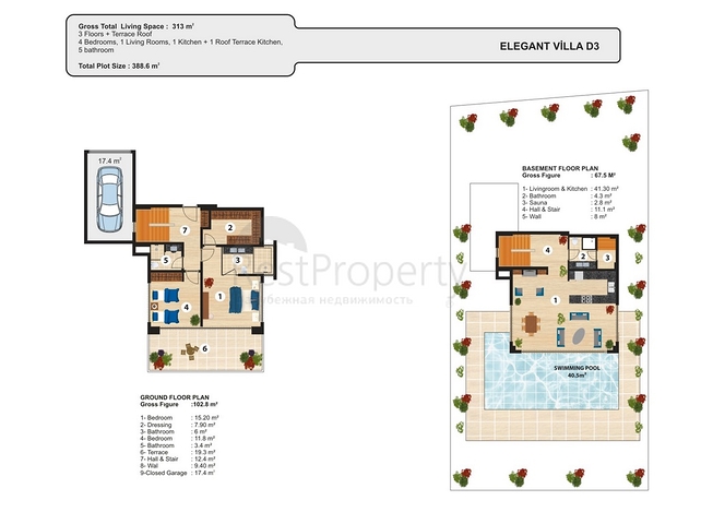Luxuriöse Villen in einem einzigartigen Komplex