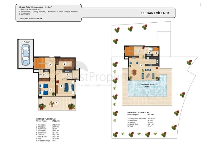 Luxuriöse Villen in einem einzigartigen Komplex