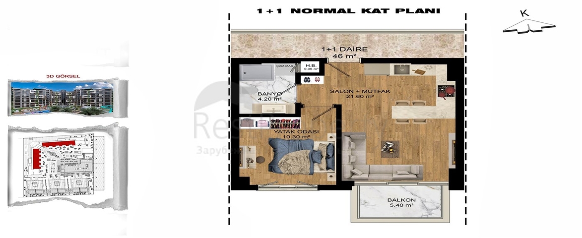 Investitionsprojekt in Altyntaş - Antalya