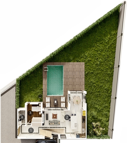 3+1- , 4+1- und 5+1-Villen in der Region Doshemealty - Antalya 