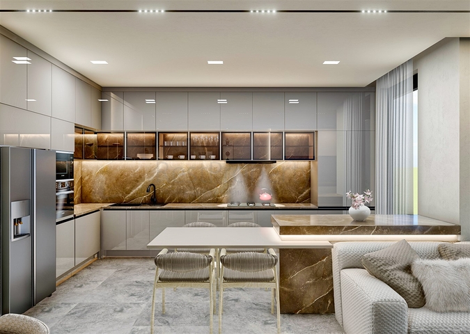 3+1- , 4+1- und 5+1-Villen in der Region Doshemealty - Antalya 