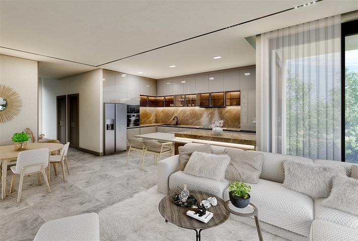 3+1- , 4+1- und 5+1-Villen in der Region Doshemealty - Antalya 