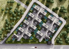 3+1- , 4+1- und 5+1-Villen in der Region Doshemealty - Antalya 