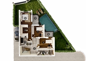 3+1- , 4+1- und 5+1-Villen in der Region Doshemealty - Antalya 