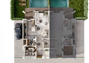 3+1- , 4+1- und 5+1-Villen in der Region Doshemealty - Antalya 