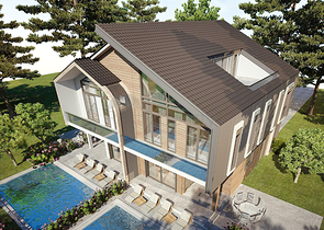 3+1- , 4+1- und 5+1-Villen in der Region Doshemealty - Antalya 