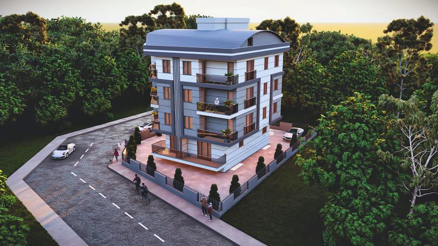 2+1 und 3+1 Duplex-Apartments im Stadtteil Kepez - Antalya  