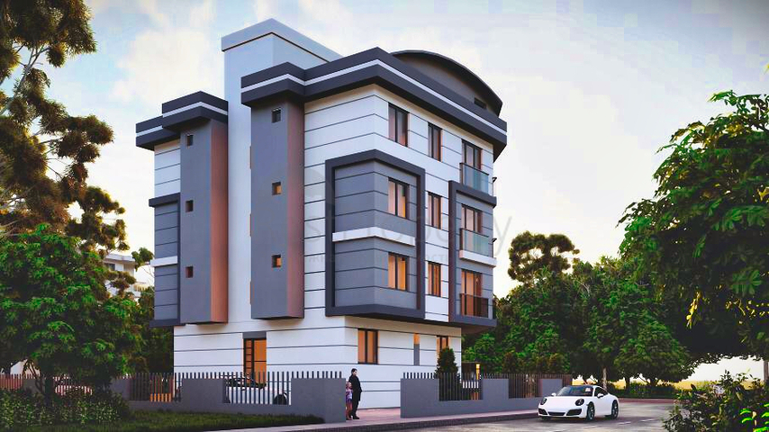 2+1 und 3+1 Duplex-Apartments im Stadtteil Kepez - Antalya  