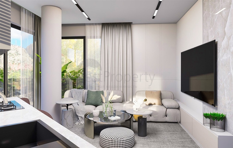 Apartments 2+1 Duplex in der Wohngegend von Persimmon - Antalya