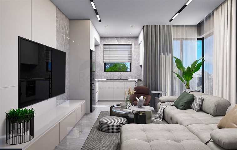 Apartments 2+1 Duplex in der Wohngegend von Persimmon - Antalya