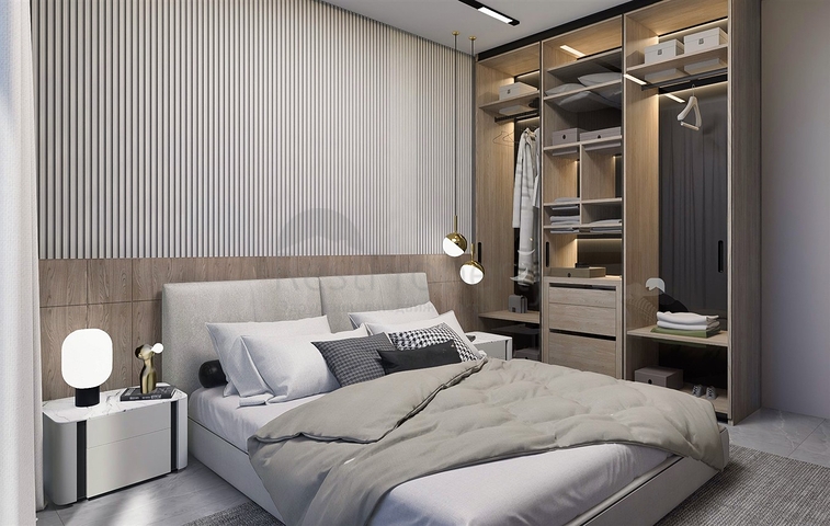 Apartments 2+1 Duplex in der Wohngegend von Persimmon - Antalya