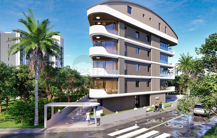 Apartments 2+1 Duplex in der Wohngegend von Persimmon - Antalya