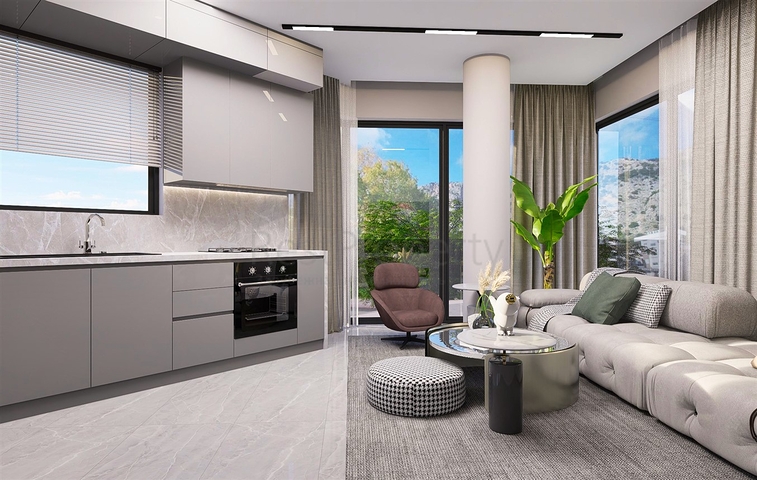 Apartments 2+1 Duplex in der Wohngegend von Persimmon - Antalya