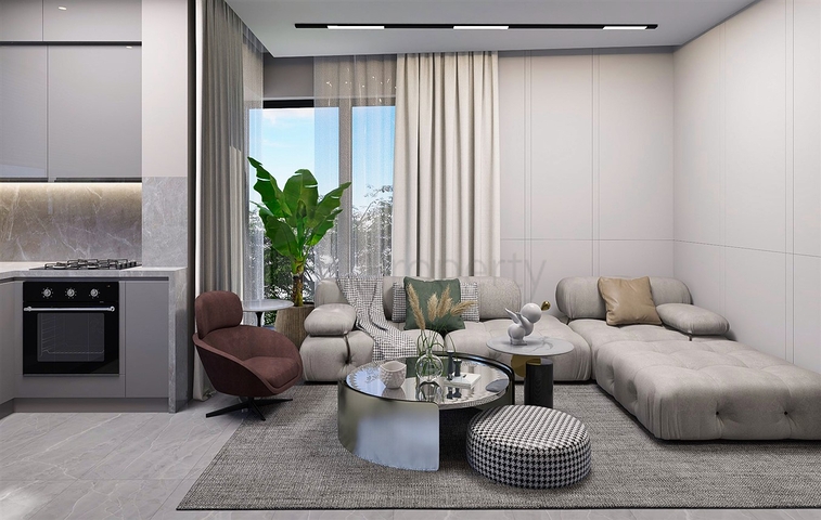 Apartments 2+1 Duplex in der Wohngegend von Persimmon - Antalya