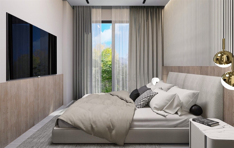 Apartments 2+1 Duplex in der Wohngegend von Persimmon - Antalya