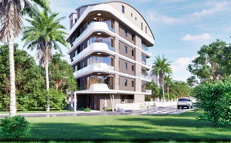 Apartments 2+1 Duplex in der Wohngegend von Persimmon - Antalya