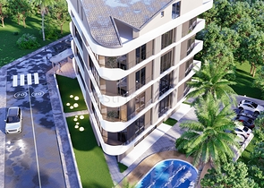 Apartments 2+1 Duplex in der Wohngegend von Persimmon - Antalya