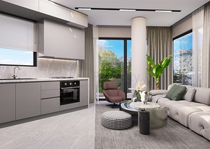 Apartments 2+1 Duplex in der Wohngegend von Persimmon - Antalya