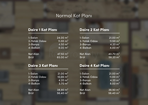 Apartments 2+1 Duplex in der Wohngegend von Persimmon - Antalya