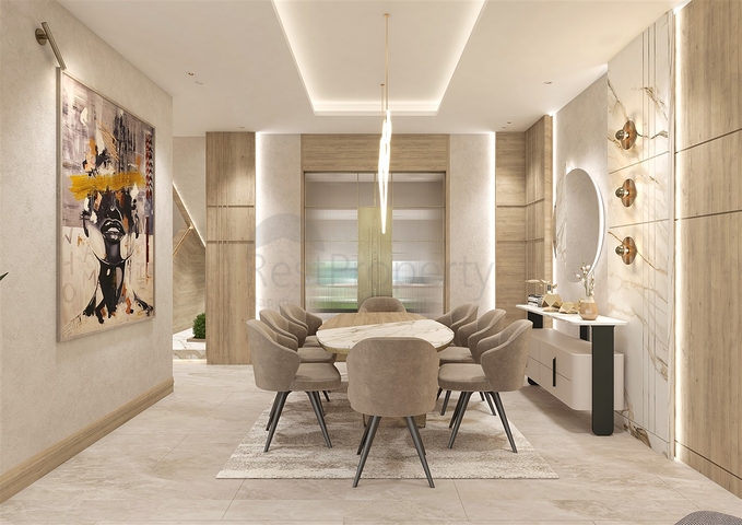 4+1-Villen im Stadtteil Doshemealty - Antalya 