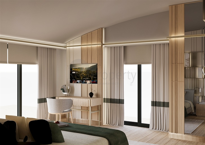 4+1-Villen im Stadtteil Doshemealty - Antalya 