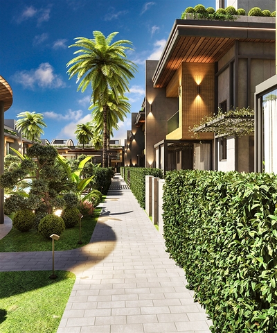 4+1-Villen im Stadtteil Doshemealty - Antalya 