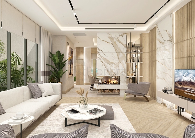 4+1-Villen im Stadtteil Doshemealty - Antalya 