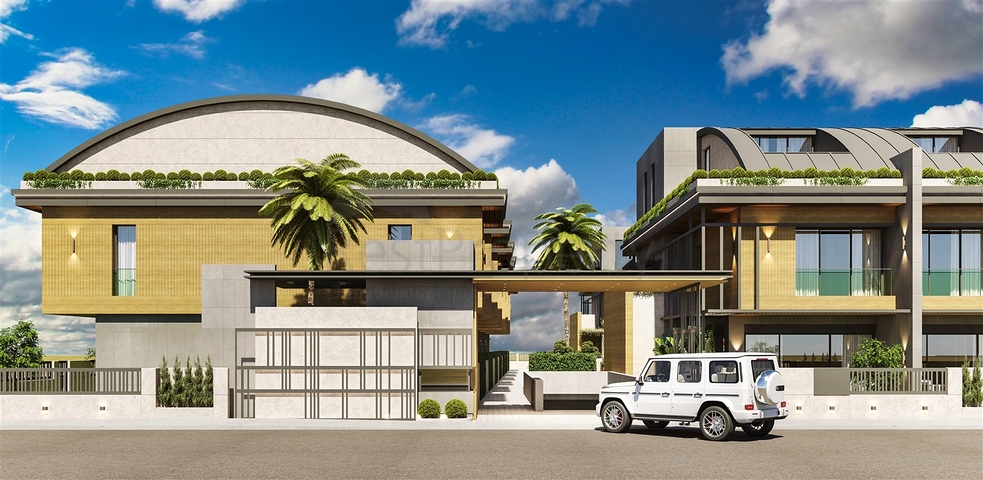 4+1-Villen im Stadtteil Doshemealty - Antalya 