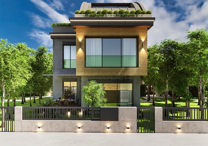 4+1-Villen im Stadtteil Doshemealty - Antalya 