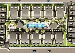 4+1-Villen im Stadtteil Doshemealty - Antalya 