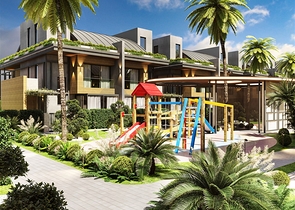 4+1-Villen im Stadtteil Doshemealty - Antalya 