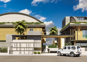 4+1-Villen im Stadtteil Doshemealty - Antalya 