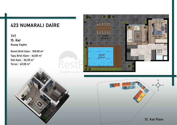 Investitionsprojekt in Altyntaş - Antalya