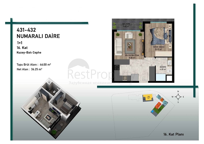 Investitionsprojekt in Altyntaş - Antalya