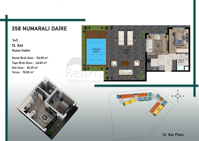 Investitionsprojekt in Altyntaş - Antalya