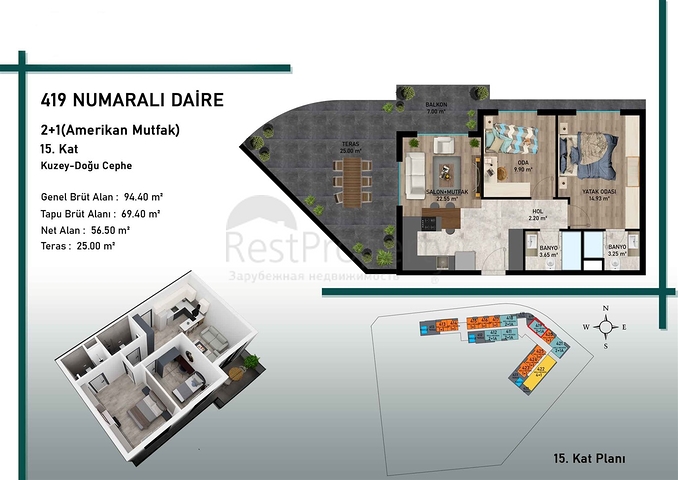 Investitionsprojekt in Altyntaş - Antalya