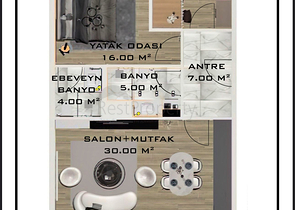 1+1 und 2+1 Wohnungen in Altyntasch - Antalya 