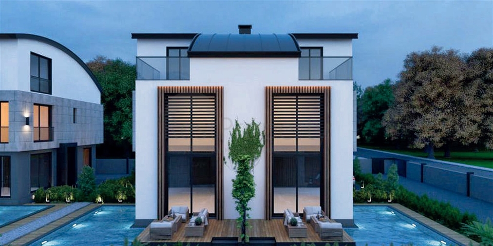 Villa mit 5+1 Grundriss in Side Antalya 