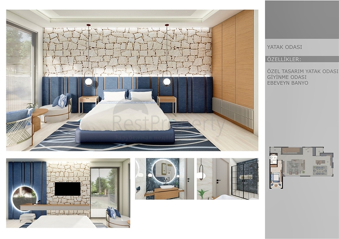 Villa mit 6+1 Grundriss in der Wohngegend Ermenek - Antalya