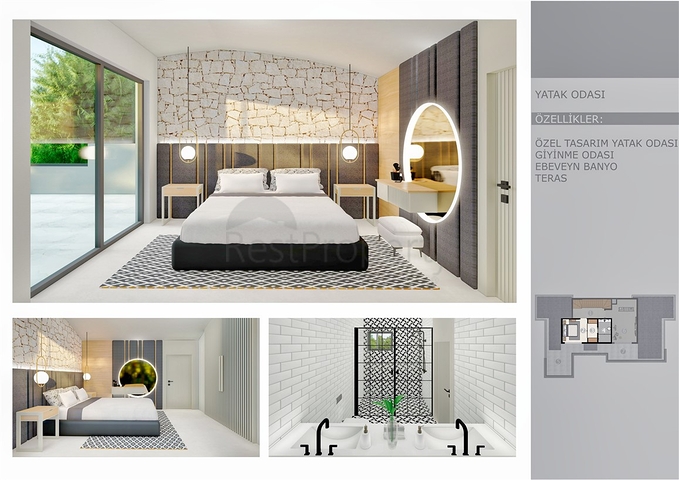 Villa mit 6+1 Grundriss in der Wohngegend Ermenek - Antalya